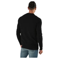 Aaron Knit Crew Neck Black