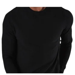 Aaron Knit Crew Neck Black