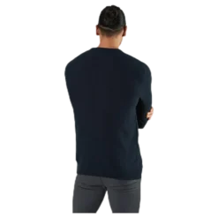 Aaron Knit Crew Neck Blue