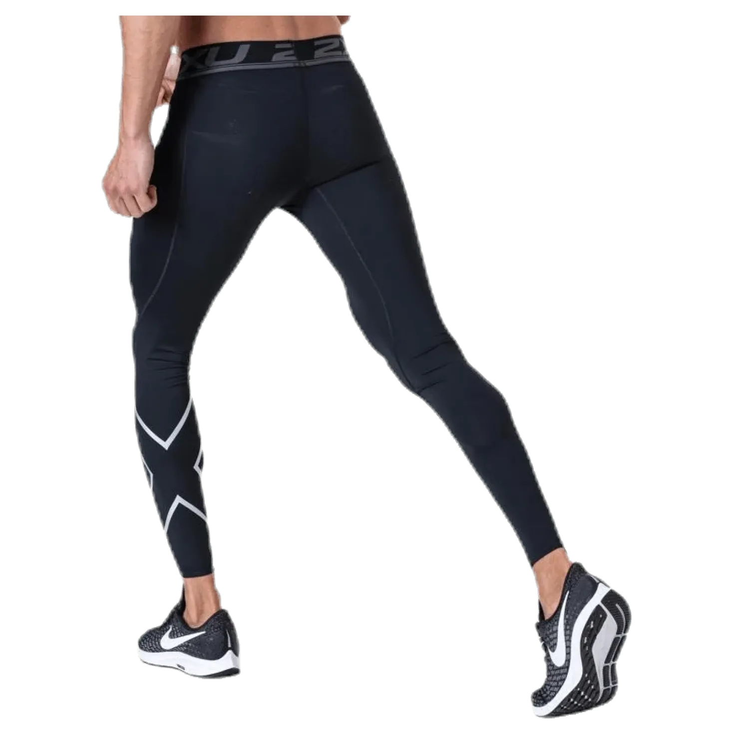 Accelerate Compression Tights Black/Silver