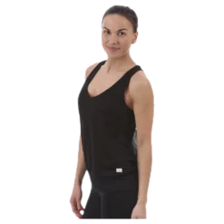 Actilove Solid Tank Top Black