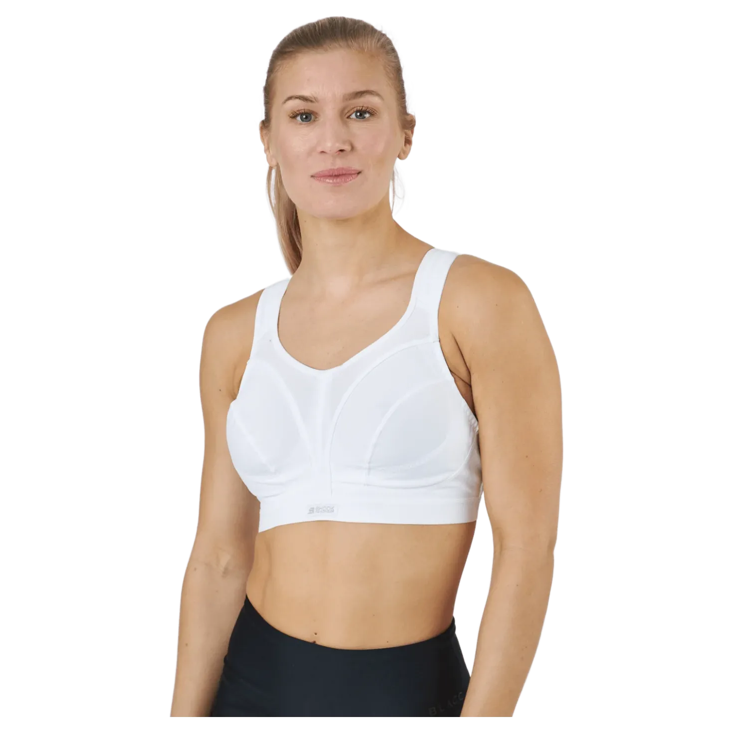 Active D+ Classic Support Bra White