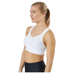 Active D+ Classic Support Bra White
