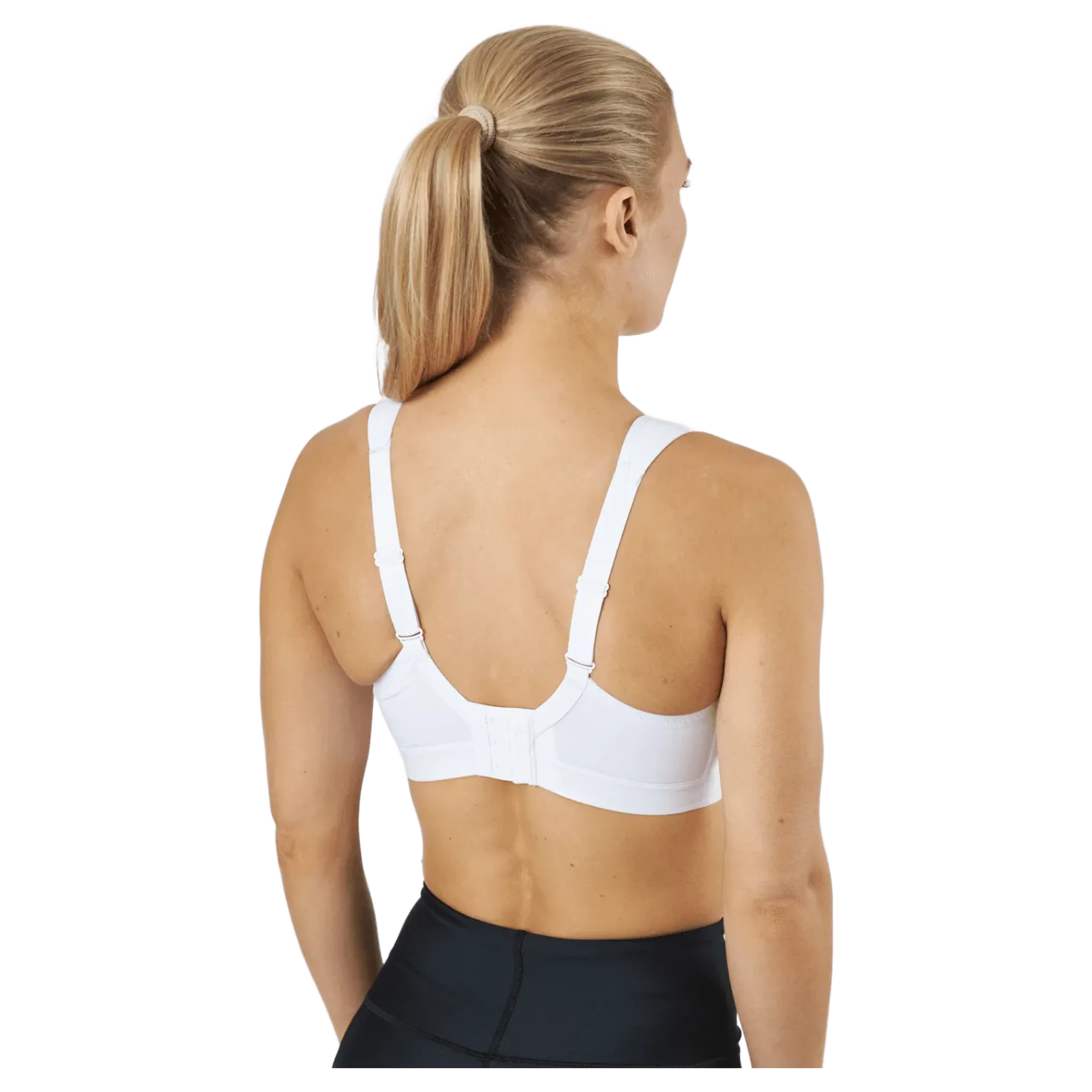 Active D+ Classic Support Bra White