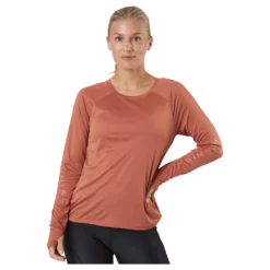 Active Logo Long Sleeve Copper Brown