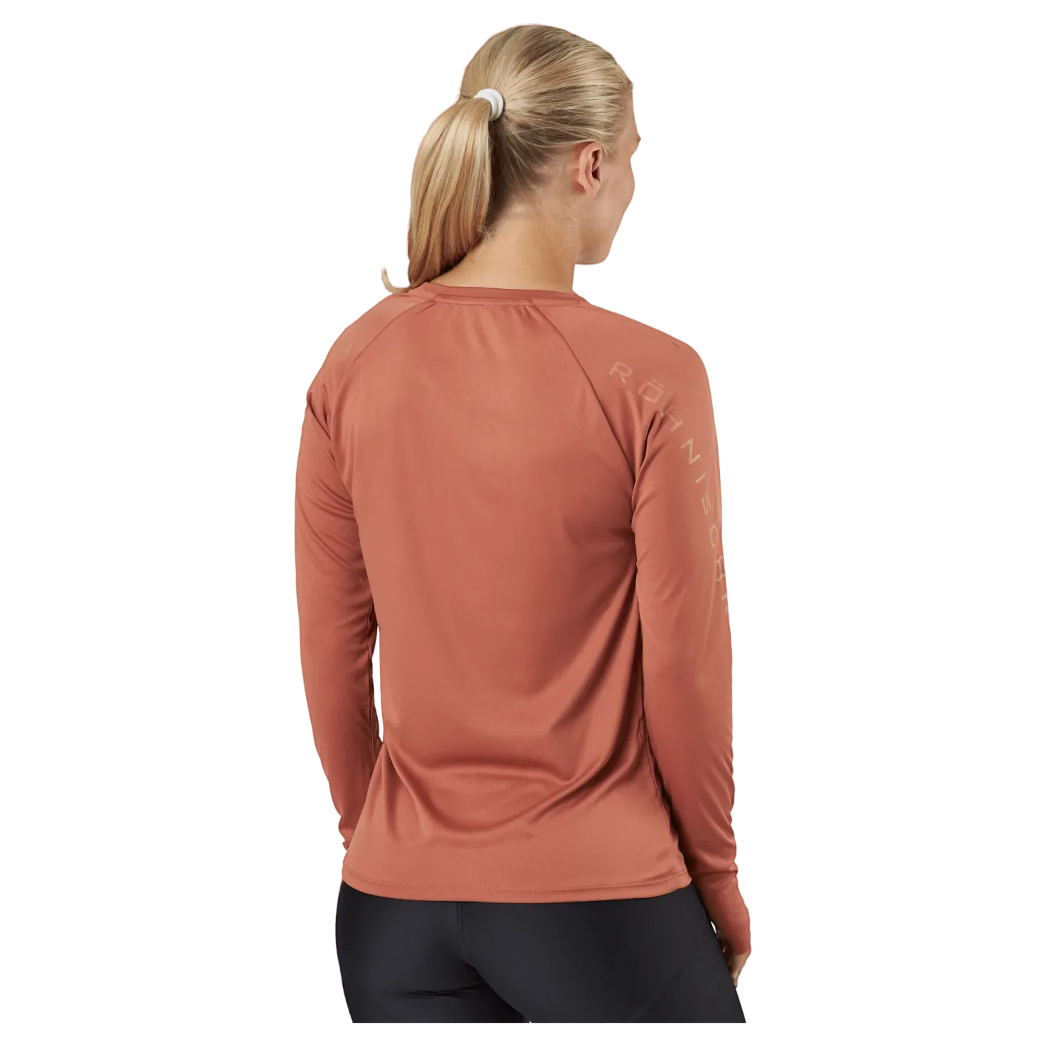 Active Logo Long Sleeve Copper Brown