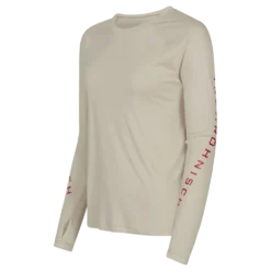 Active Logo Long Sleeve Oatmeal