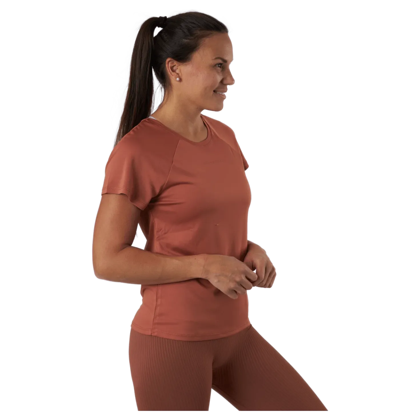 Active Logo Tee Copper Brown