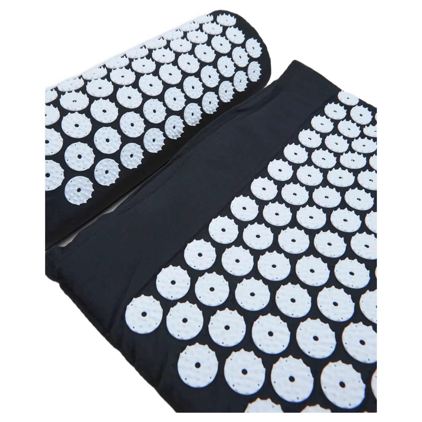 Acupressure Mat W/ Pillow Black