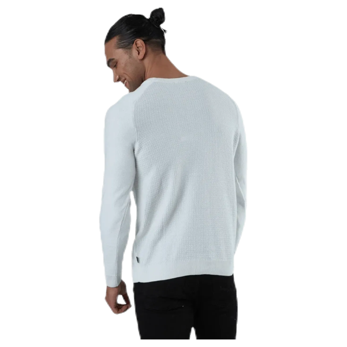 Adam Knit Crew Neck White