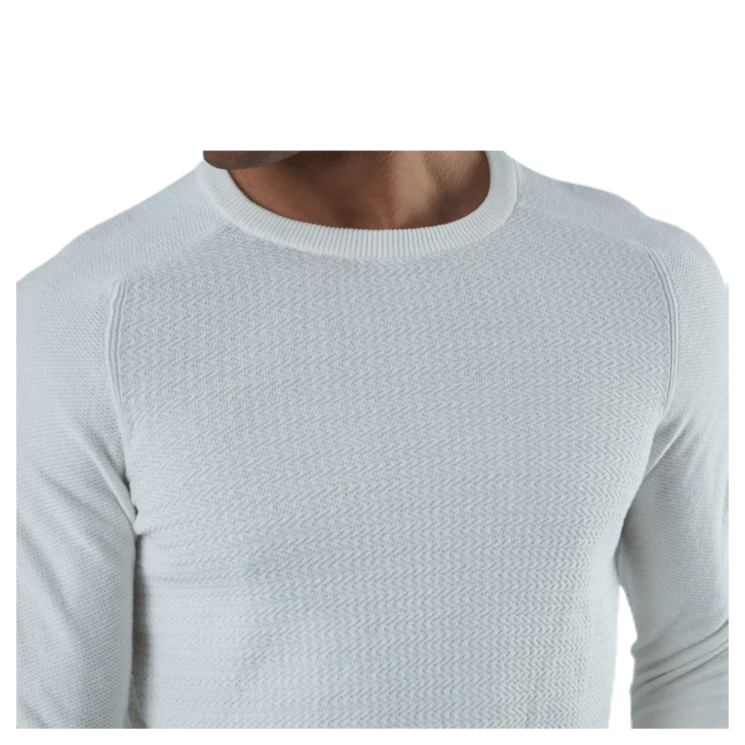 Adam Knit Crew Neck White
