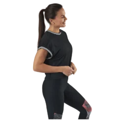 Ady SS Mesh Tee Black