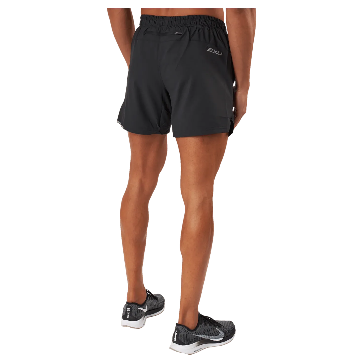 Aero 5 Inch Shorts Black/silver Reflective