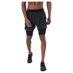 Aero 2-In-1 5" Shorts Black/Silver