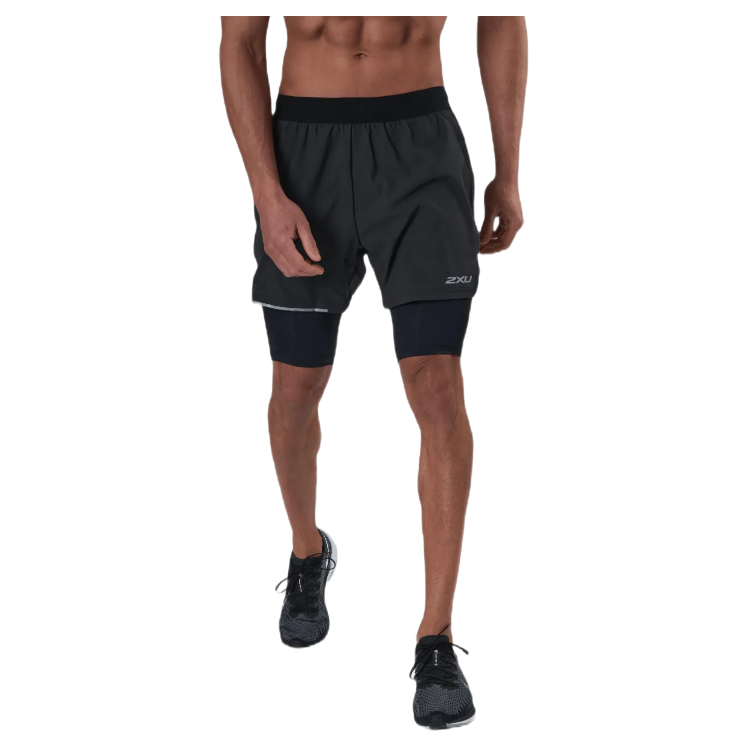 Aero 2-In-1 5" Shorts Black/Silver