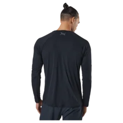 Aero L/s Black/silver Reflective