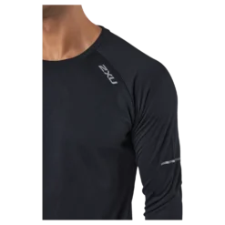 Aero L/s Black/silver Reflective