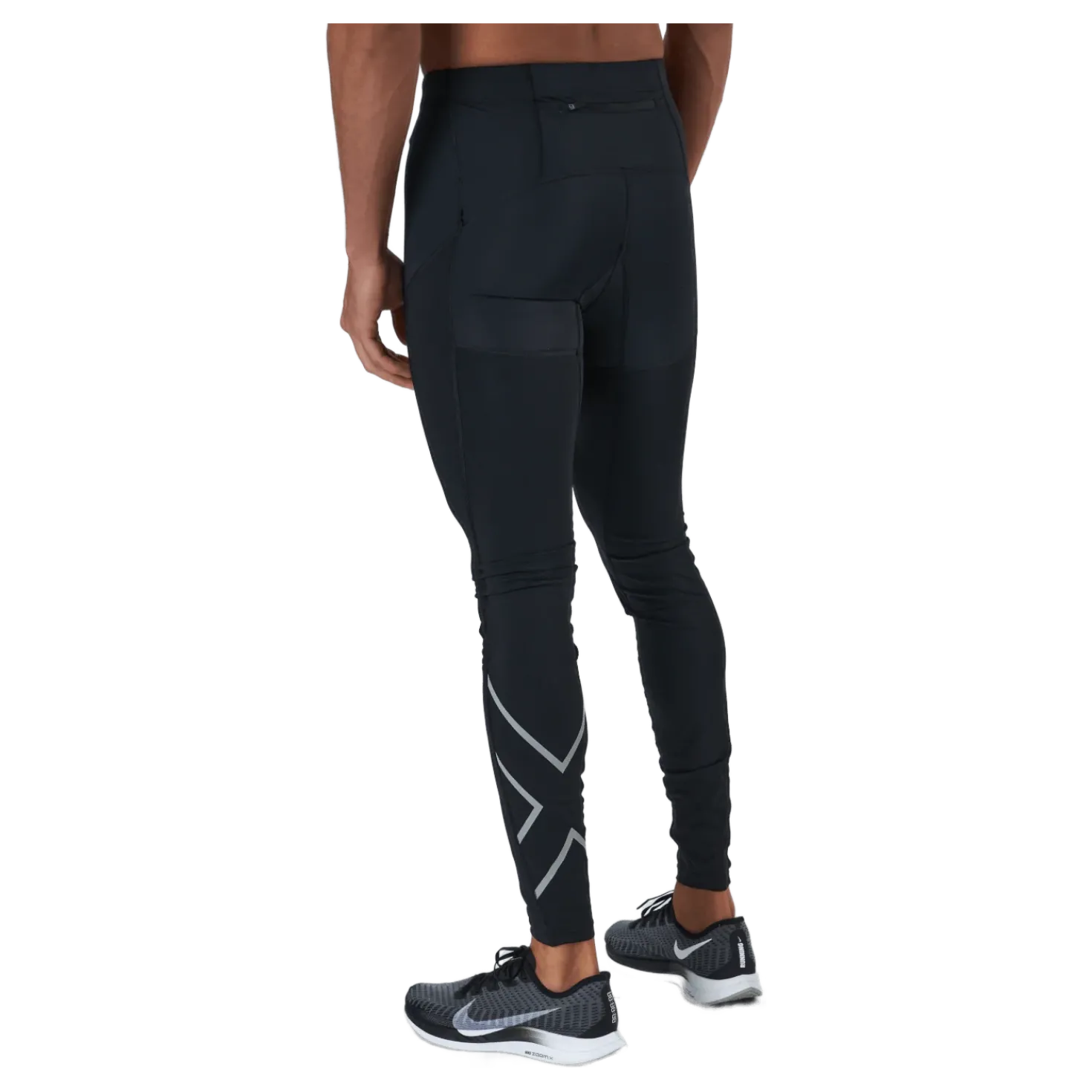 Aero Vent Compression Tights Black/silver Reflective
