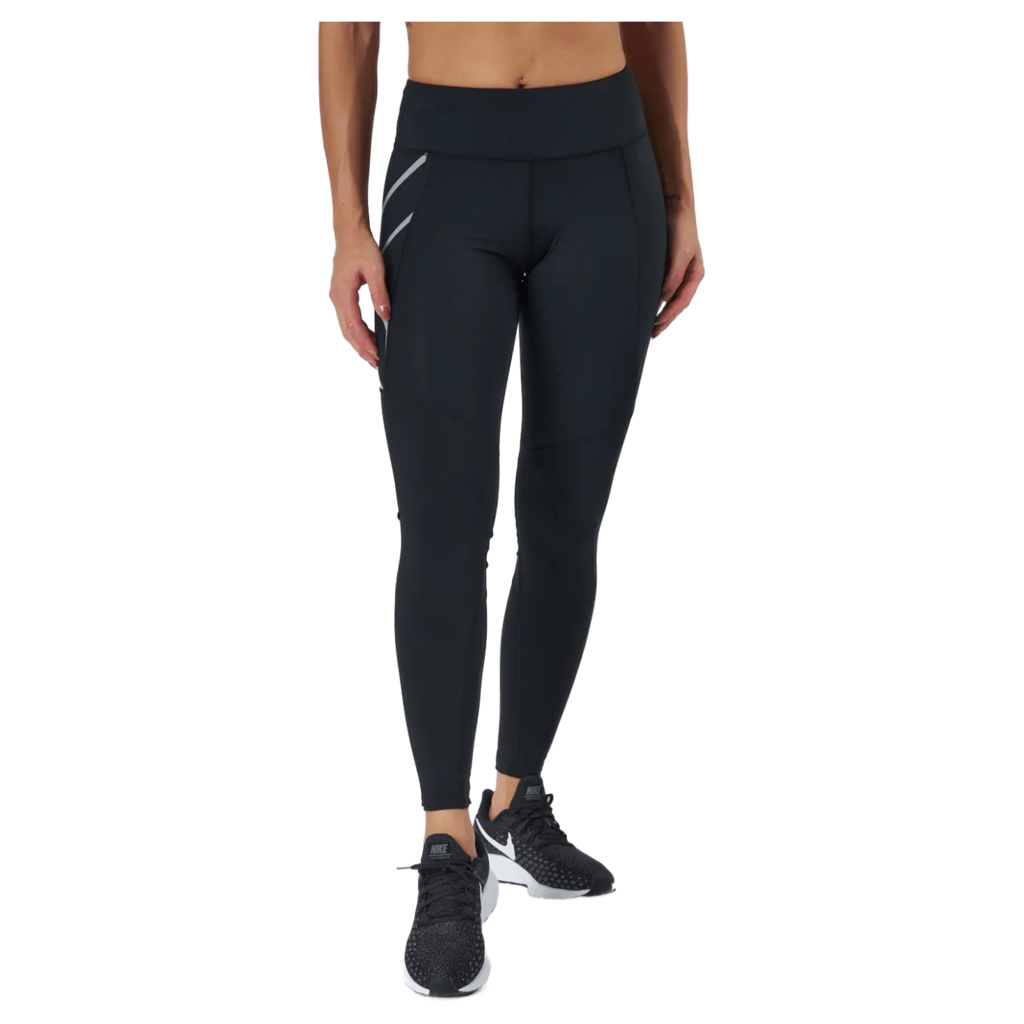 Aero Vent Mid-rise Compressio Black/silver Reflective