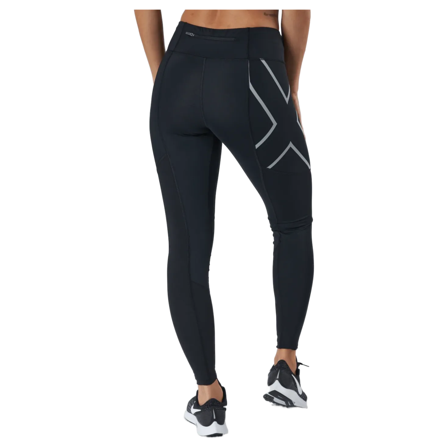 Aero Vent Mid-rise Compressio Black/silver Reflective