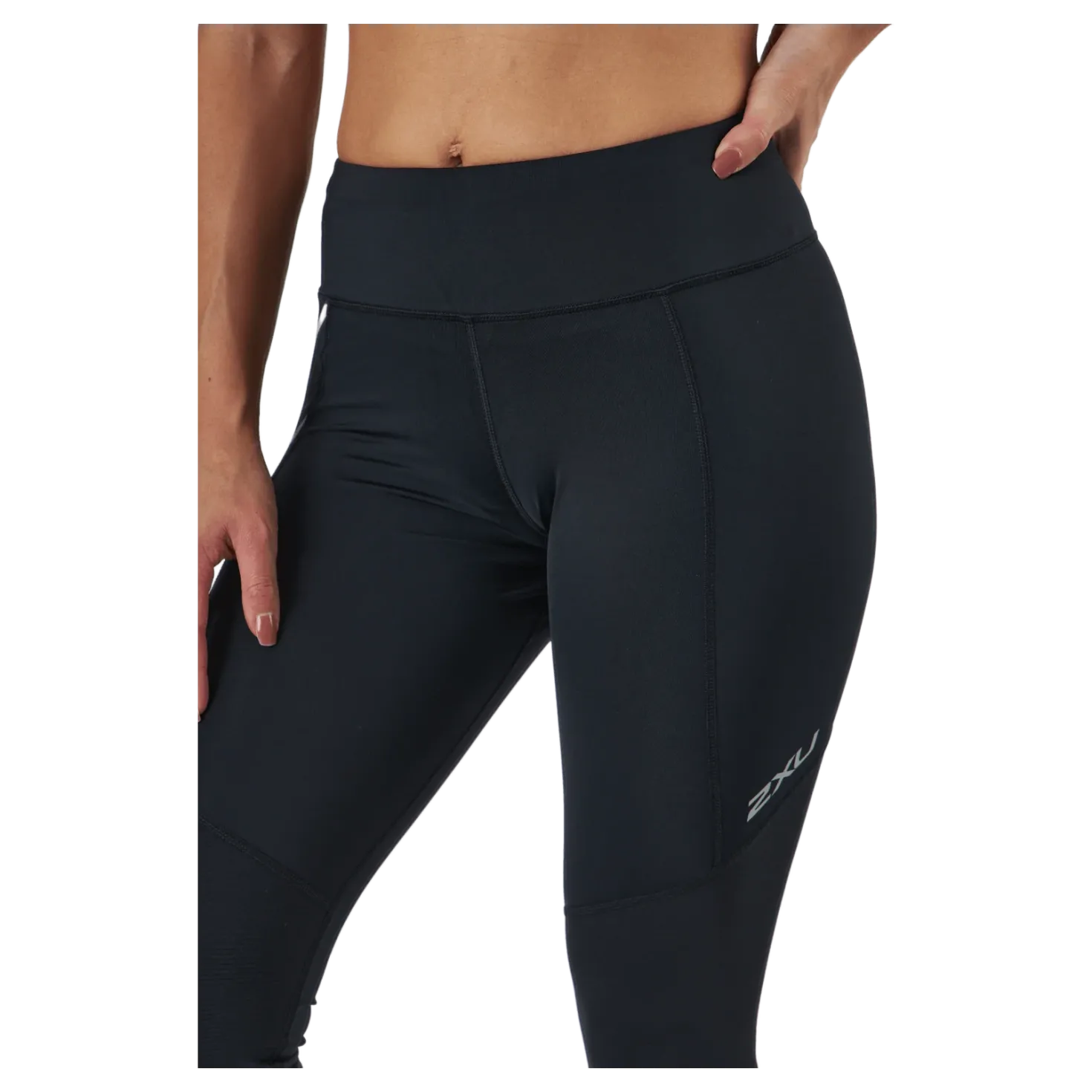Aero Vent Mid-rise Compressio Black/silver Reflective