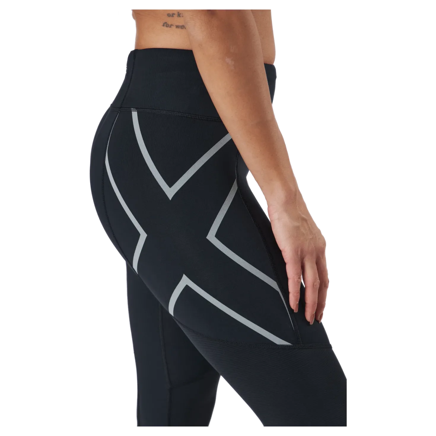 Aero Vent Mid-rise Compressio Black/silver Reflective