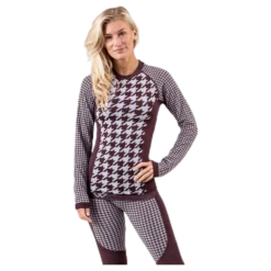 Agnes Top Purple/Brown