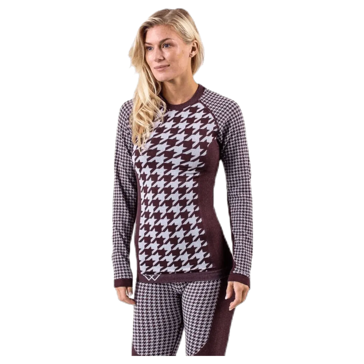Agnes Top Purple/Brown