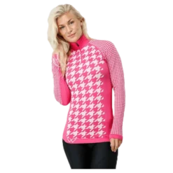 Agnes Zip Pink/White