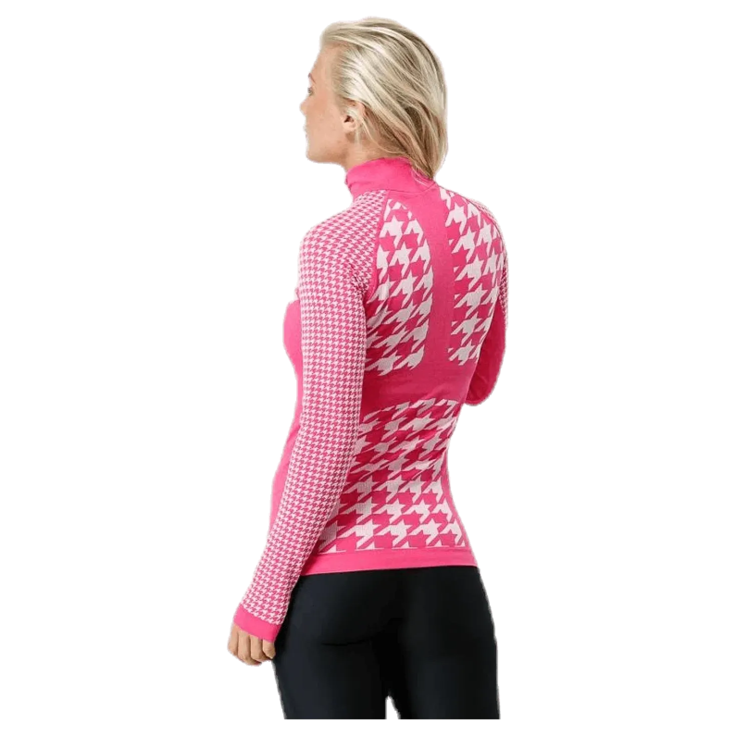 Agnes Zip Pink/White