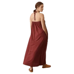 Air Halterneck Dress Red