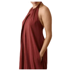 Air Halterneck Dress Red