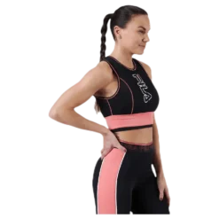 Airi Cropped Top Pink/Black