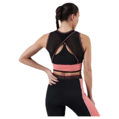 Airi Cropped Top Pink/Black
