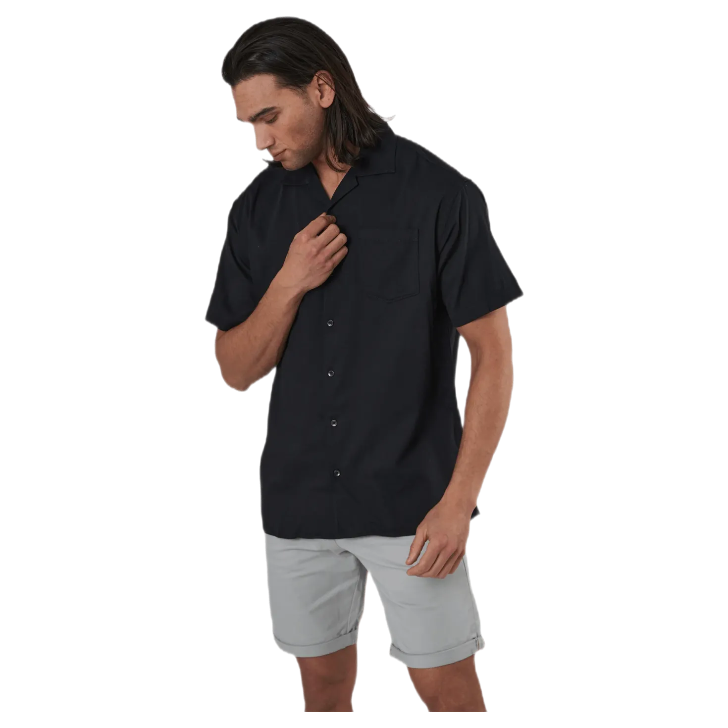 Alec Shirt Ss Grey
