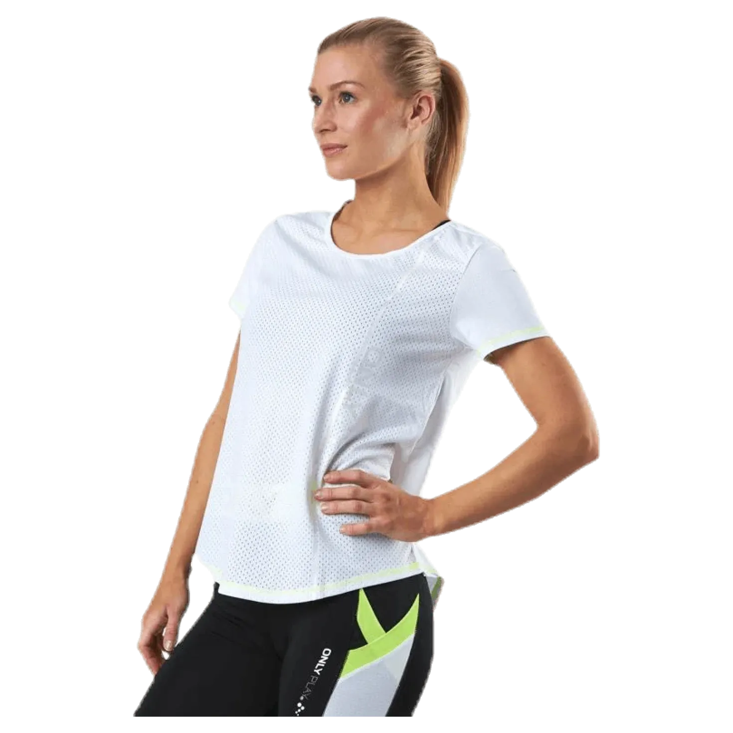 Alix Ss Training Tee White