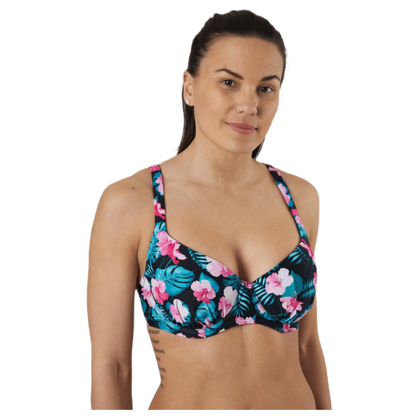 Aloha Tropica Padded Wire Bra Patterned