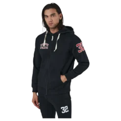 Alpha Full Zip Hood Black