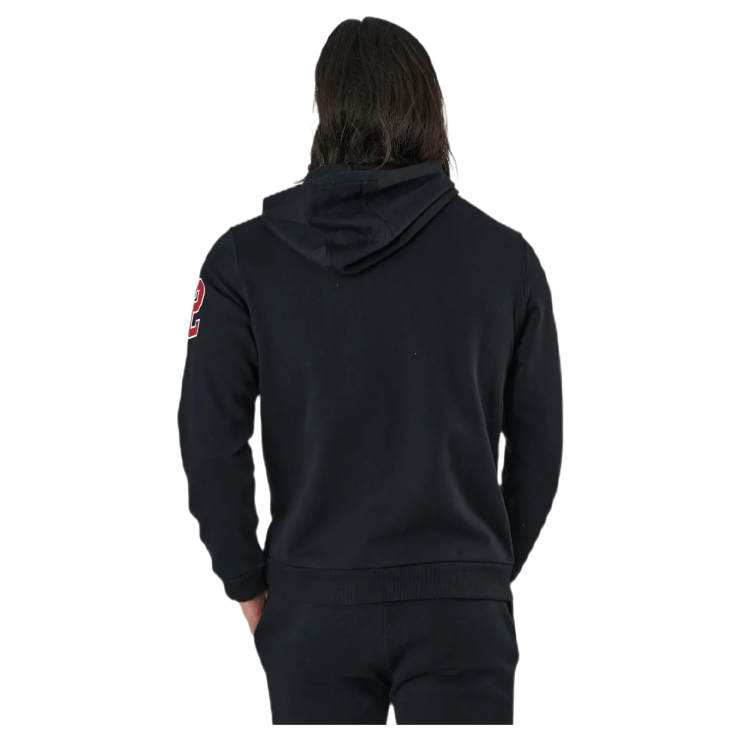Alpha Full Zip Hood Black