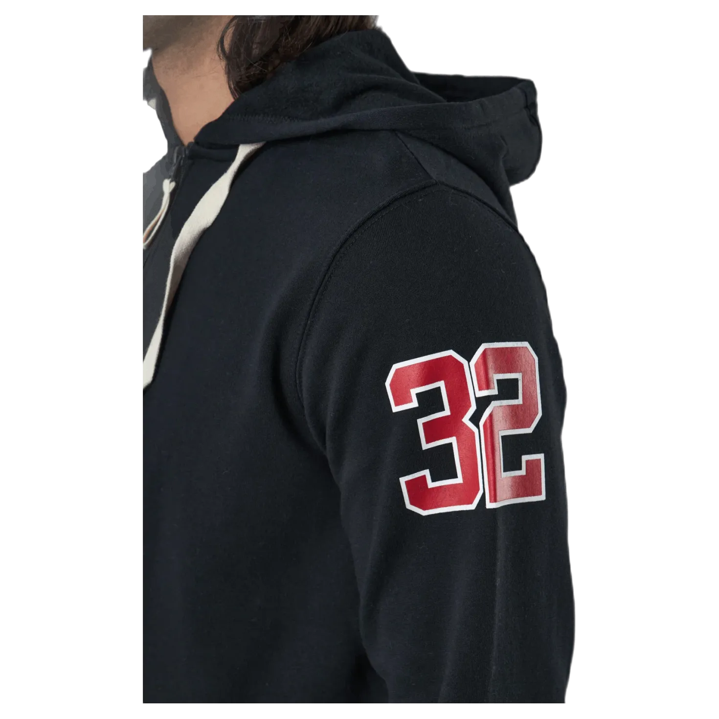 Alpha Full Zip Hood Black