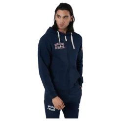 Alpha Full Zip Hood Blue