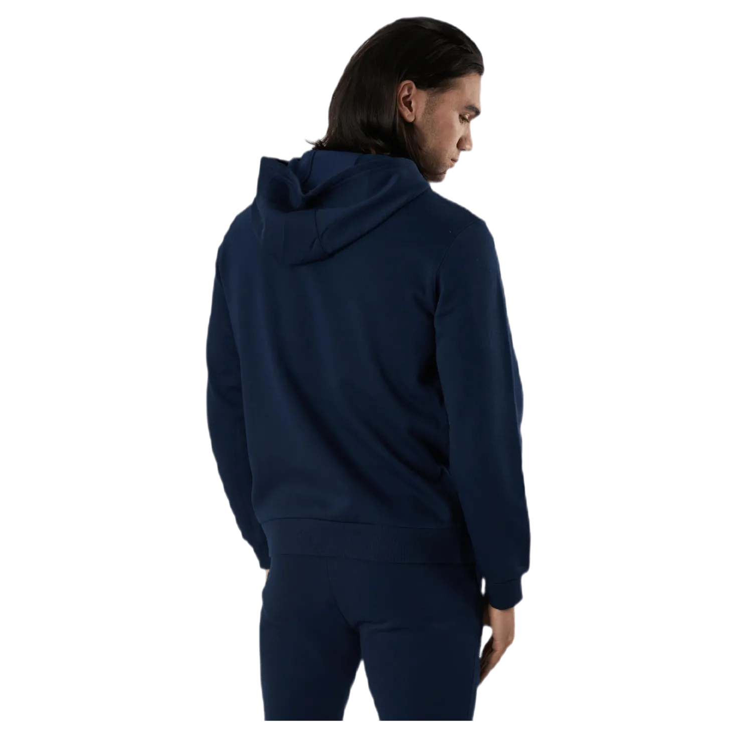 Alpha Full Zip Hood Blue