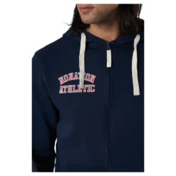 Alpha Full Zip Hood Blue
