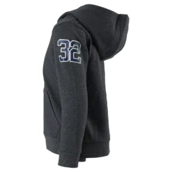 Alpha Full Zip Hood Grey