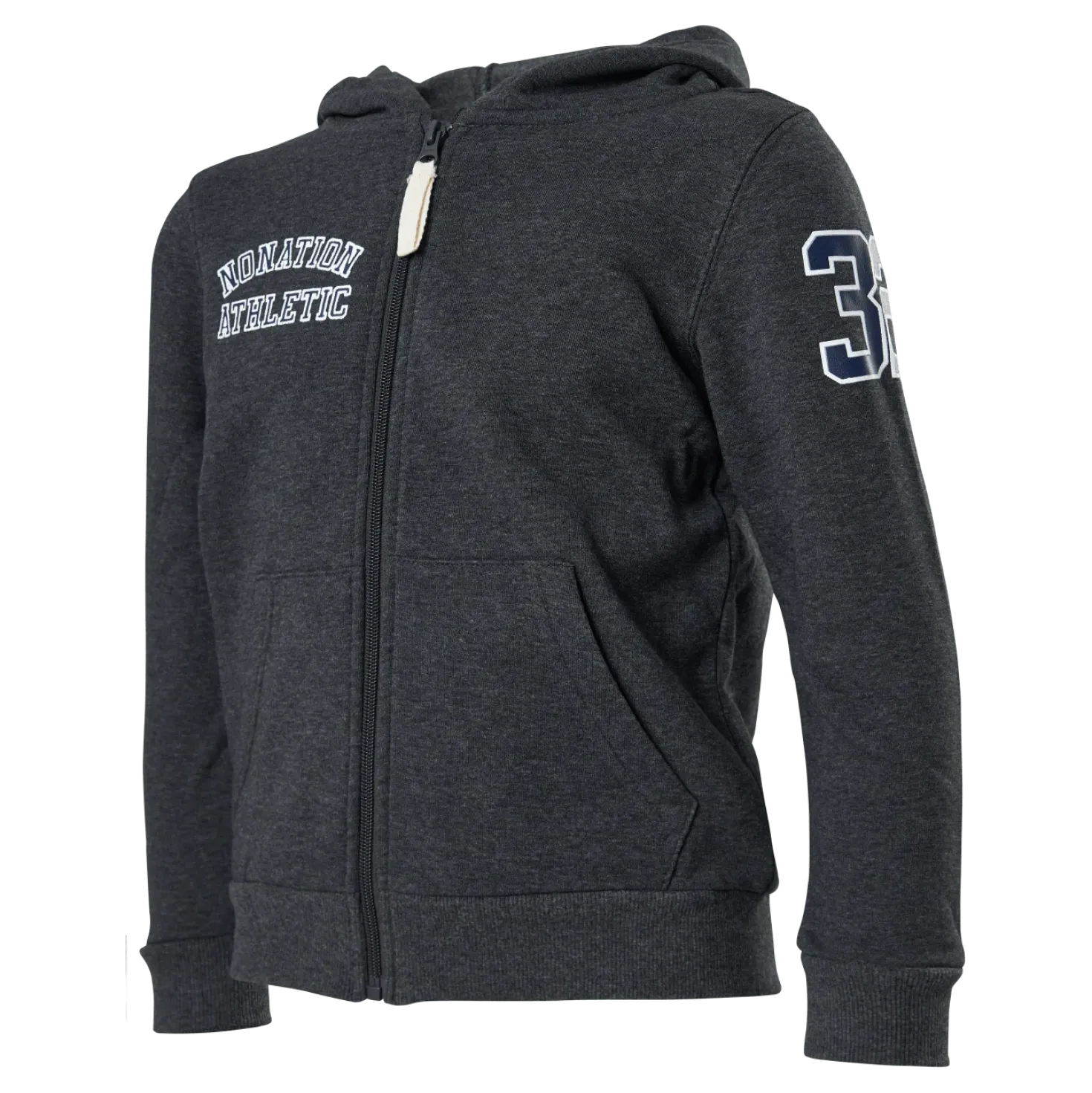 Alpha Full Zip Hood Grey