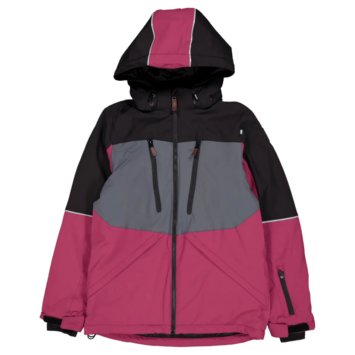 Alpine Winter Jacket Black/cerise