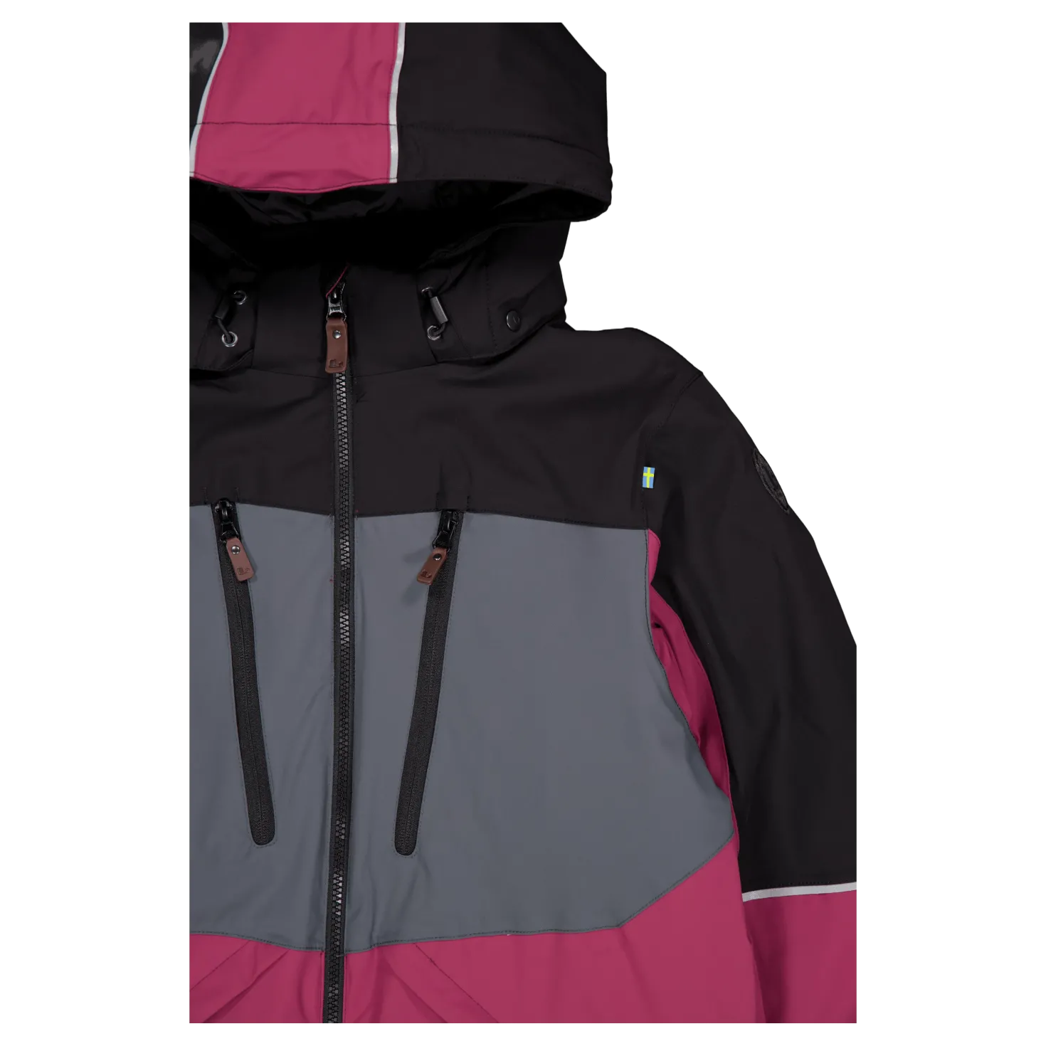 Alpine Winter Jacket Black/cerise
