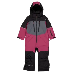 Alpine Winter Overall Black/cerise