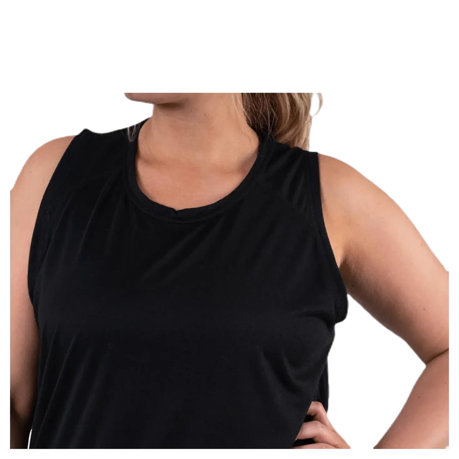 Alya Plus Size tank Black