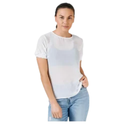 Amalie Ss Smock Top White